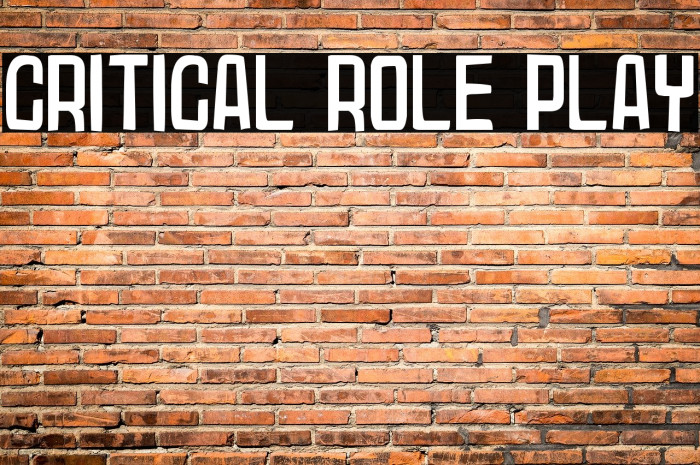 Critical Role Play Font examples