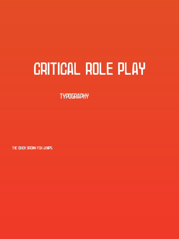 Critical Role Play Poster