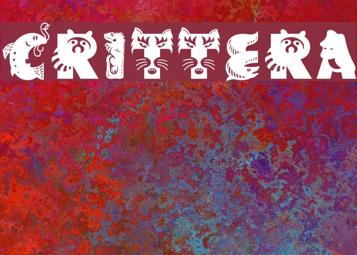 CritterA Font examples