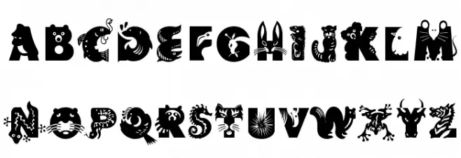 CritterA Font LOWERCASE