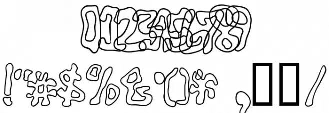 CritterIsRad Font Alte caractere