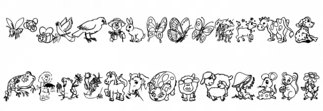 Critters1DC SemiBold フォント 大文字