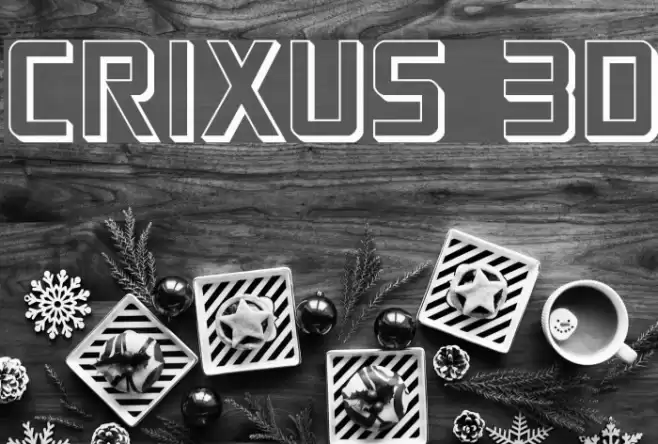 Crixus 3D Fonte examples