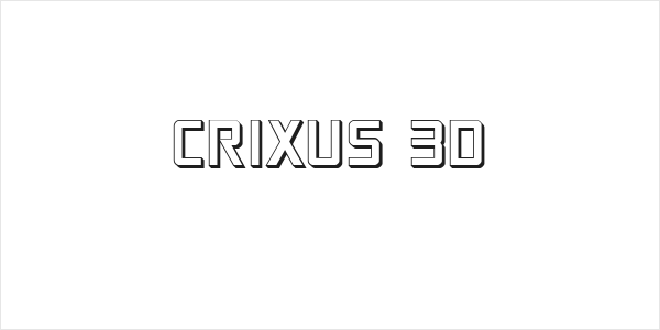 Crixus 3D Logo