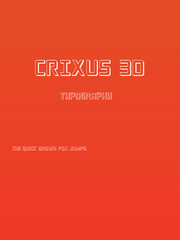 Crixus 3D Poster