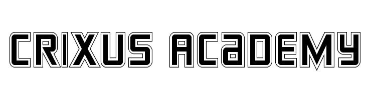 Crixus Academy  Frei Schriftart Herunterladen