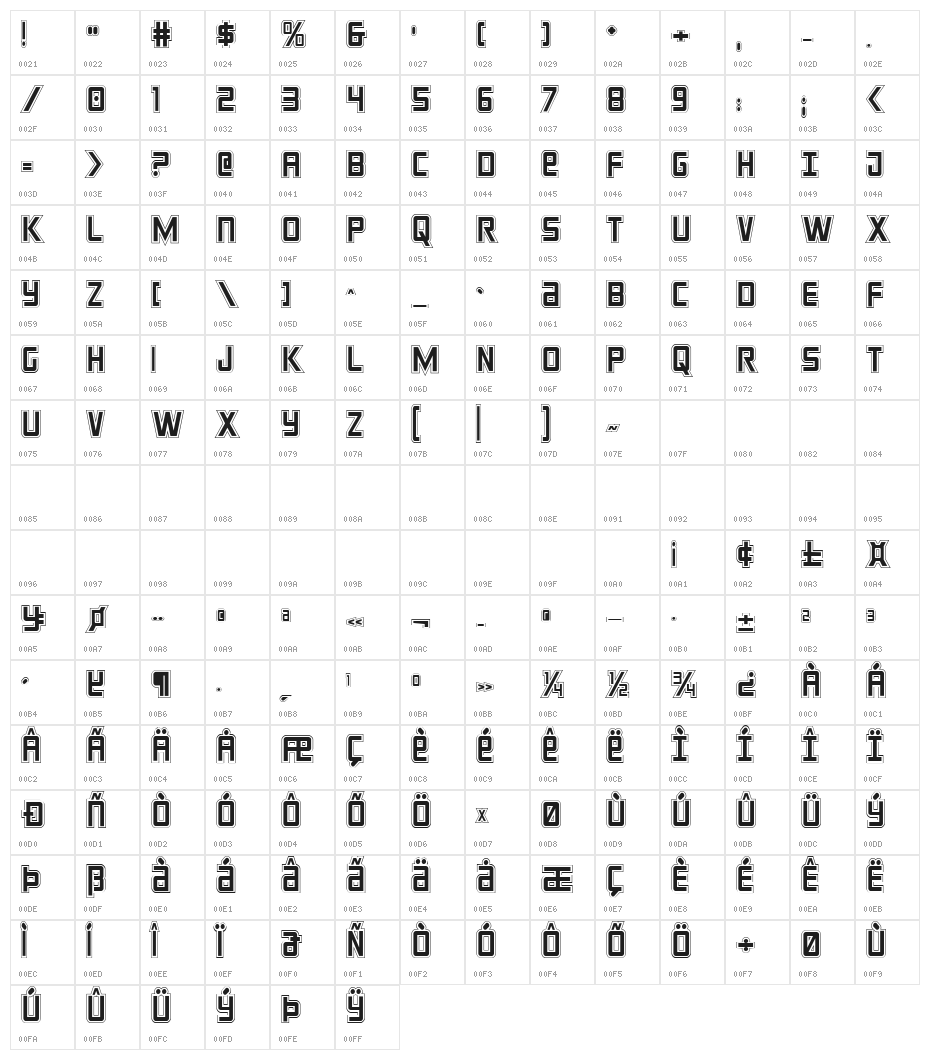 Crixus Academy Character Map