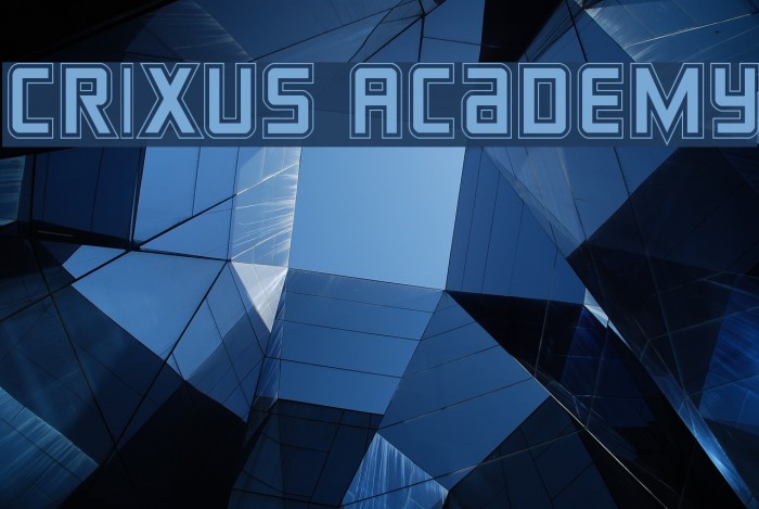 Crixus Academy Font examples