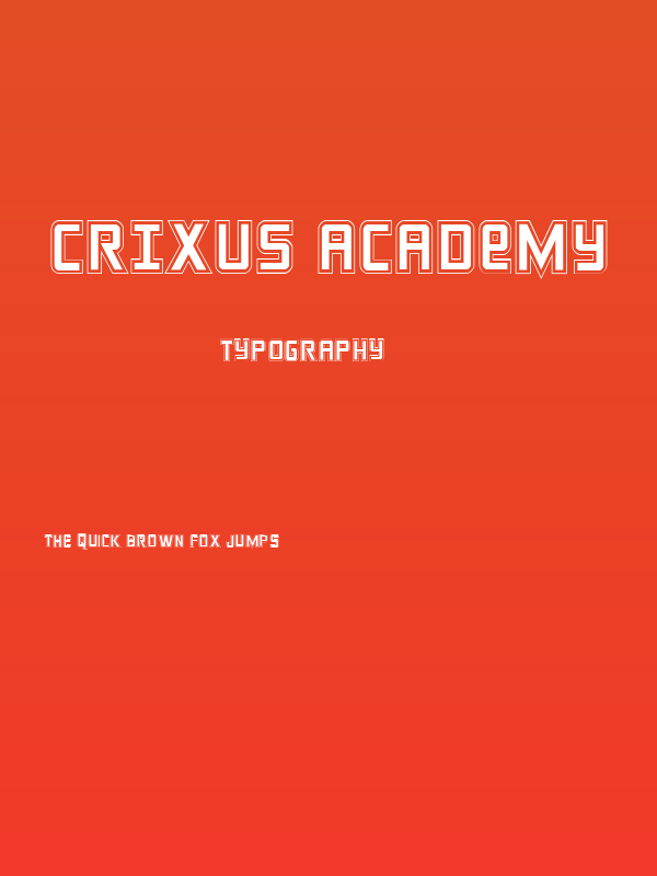 Crixus Academy Poster