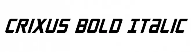 Crixus Bold Italic 