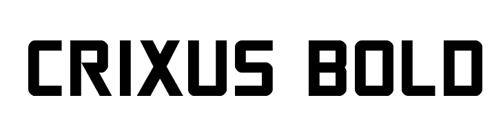 Crixus Bold  Frei Schriftart Herunterladen