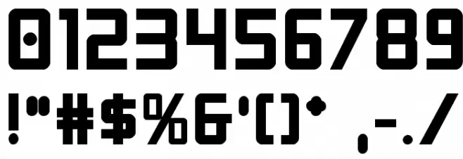 Crixus Bold Font OTHER CHARS