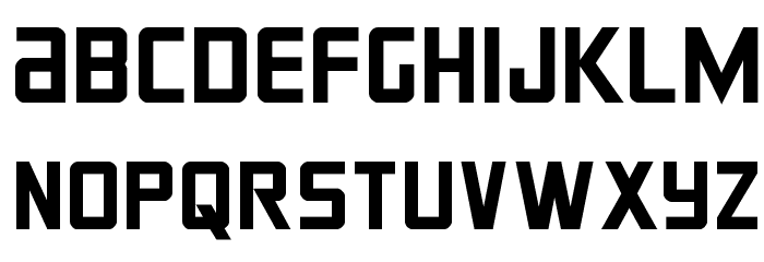 Crixus Bold Font LOWERCASE