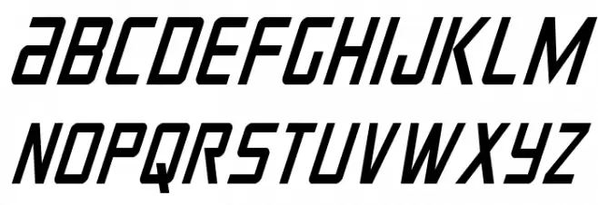 Crixus Condensed Italic Fuentes MINÚSCULAS