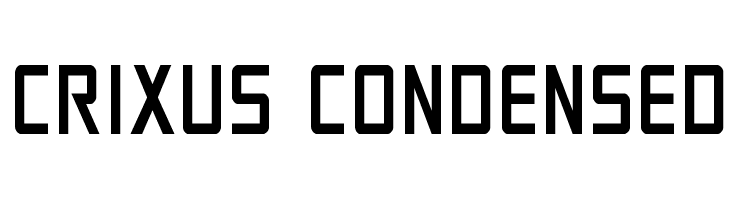 Crixus Condensed  لخطوط تنزيل