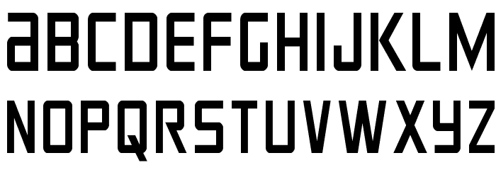 Crixus Condensed Font LOWERCASE