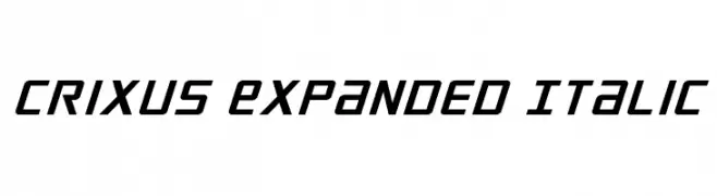 Crixus Expanded Italic 