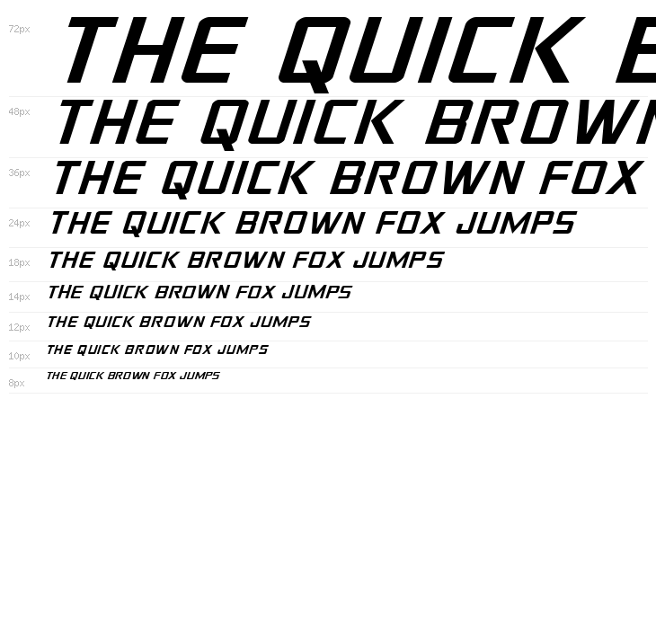 Crixus Expanded Italic Waterfall