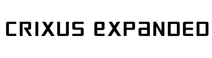 Crixus Expanded  免费字体下载