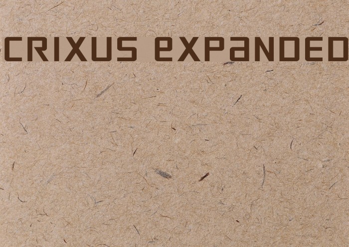 Crixus Expanded Example 1