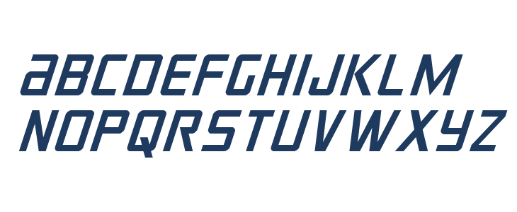 Crixus Italic Lowercase