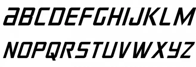 Crixus Italic Fuentes MINÚSCULAS