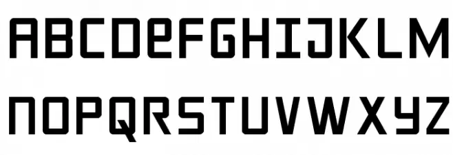 Crixus Schriftart Groß