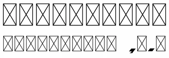 Crizen Font OTHER CHARS