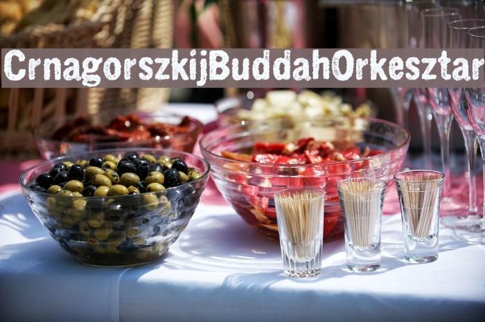 CrnagorszkijBuddahOrkesztar Font examples