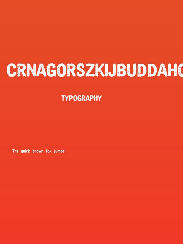 CrnagorszkijBuddahOrkesztar Poster