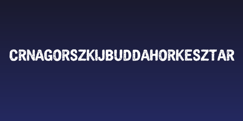 CrnagorszkijBuddahOrkesztar Social Header
