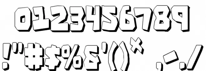 Cro-Magnum Condensed Shadow Polices AUTRES CHARS