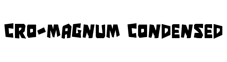 Cro-Magnum Condensed  baixar fontes gratis
