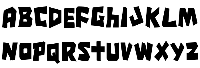 Cro-Magnum Condensed Font LOWERCASE