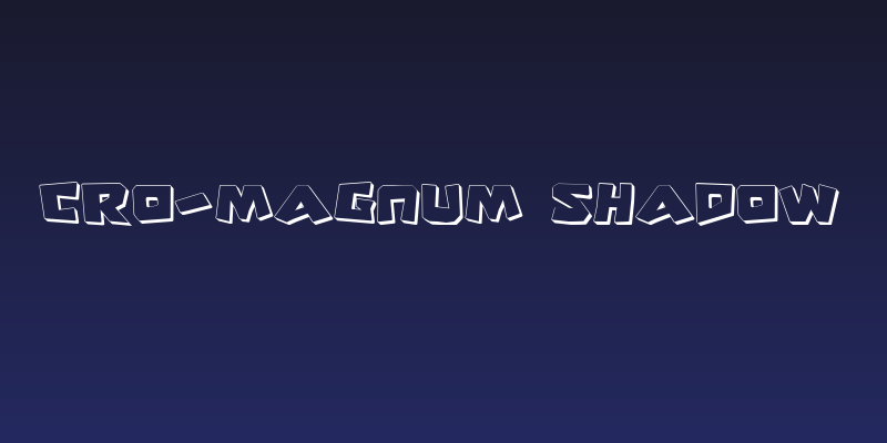Cro-Magnum Shadow Social Header