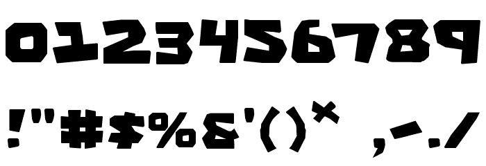 Cro-Magnum Font OTHER CHARS