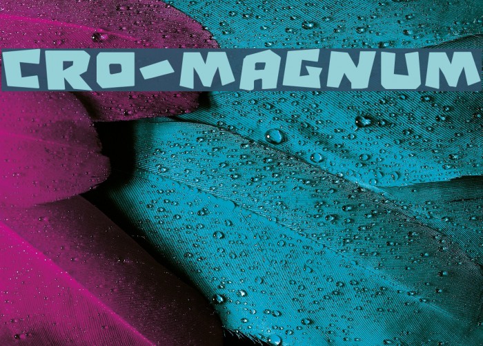 Cro-Magnum Font examples