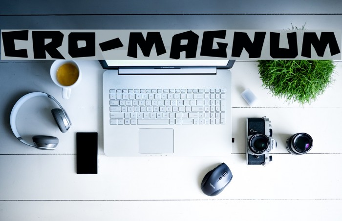 Cro-Magnum Font examples