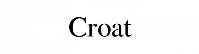 Croat  Fuentes Gratis Descargar