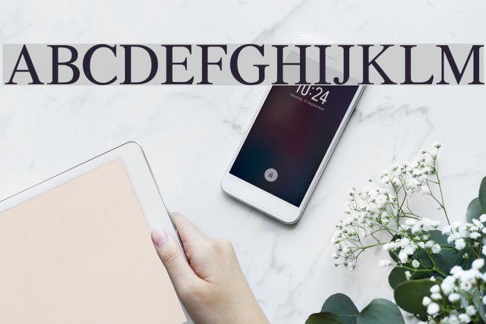 Croat Font examples
