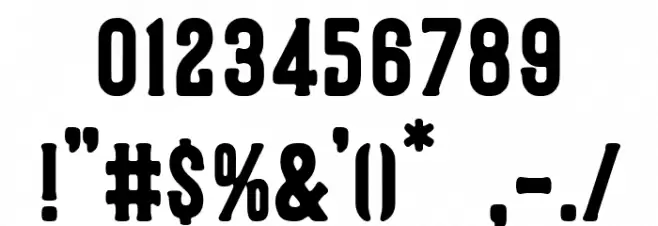 Crochet Font OTHER CHARS