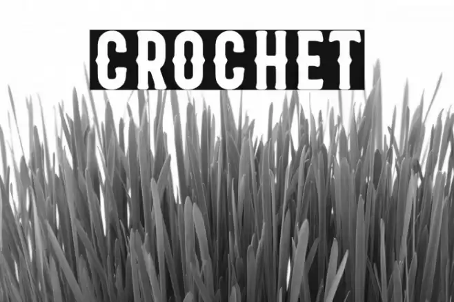Crochet Font examples