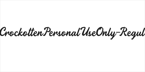 CrockottenPersonalUseOnly-Regul Logo