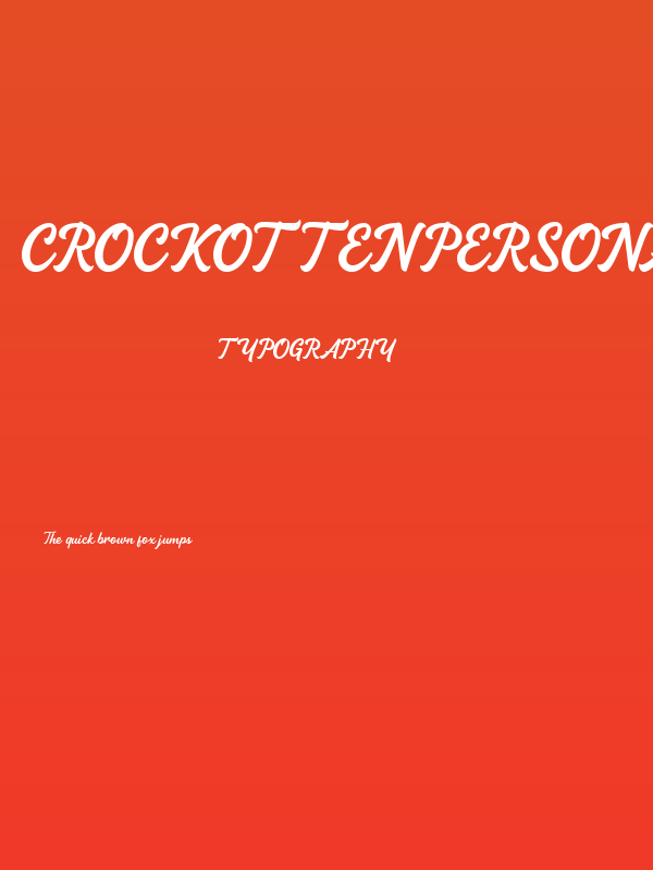 CrockottenPersonalUseOnly-Regul Poster