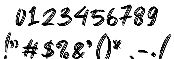 Crocky Regular Font OTHER CHARS