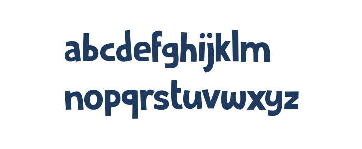 Crocodile Feet DEMO Regular Lowercase