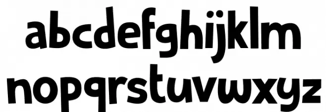 Crocodile Feet DEMO Regular Schriftart Kleinbuchstaben