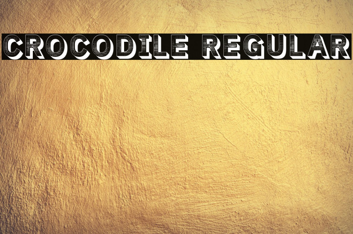 Crocodile Regular Example 3