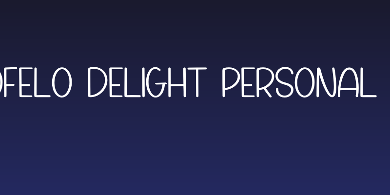 Crofelo Delight Personal Use Social Header
