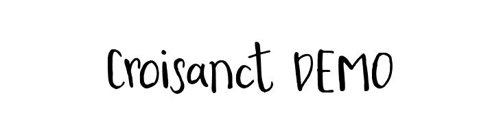 Croisanct DEMO  Free Fonts Download